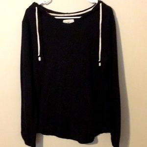 Long sleeve black hoodie